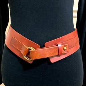 GAP Leather Decorative Wide Belt
